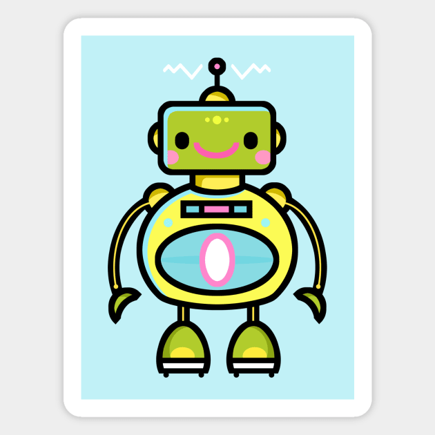 Robot Magnet by AdrianaStore